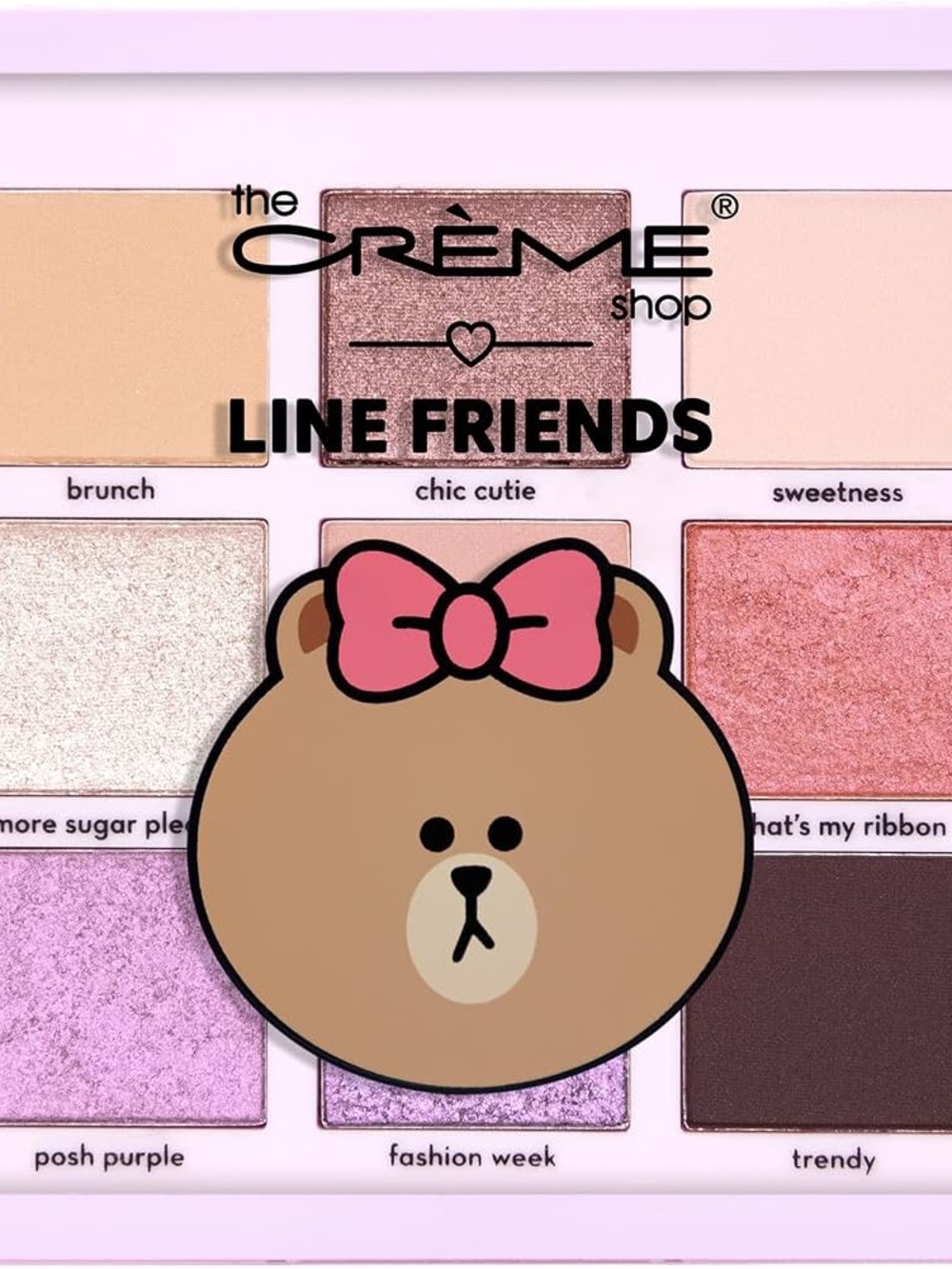 The Crème Shop Line Friends Eyeshadow Palette